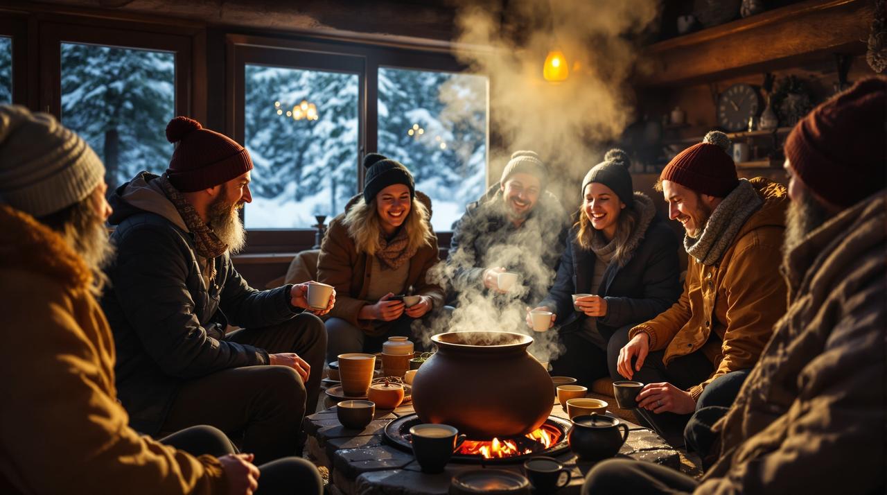 欧美日韩高清 - 山谷夜话:围炉煮茶的温暖 欧美日韩高清 - 山谷夜话:围炉煮茶的温暖